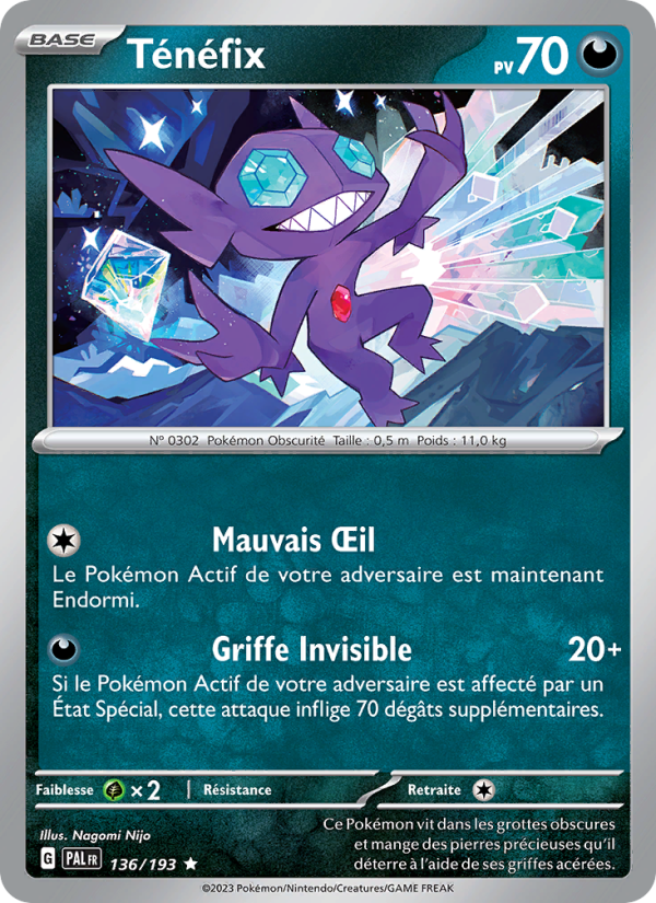 Ténéfix 136 — Évolutions à Paldea (French Pokémon TCG card)