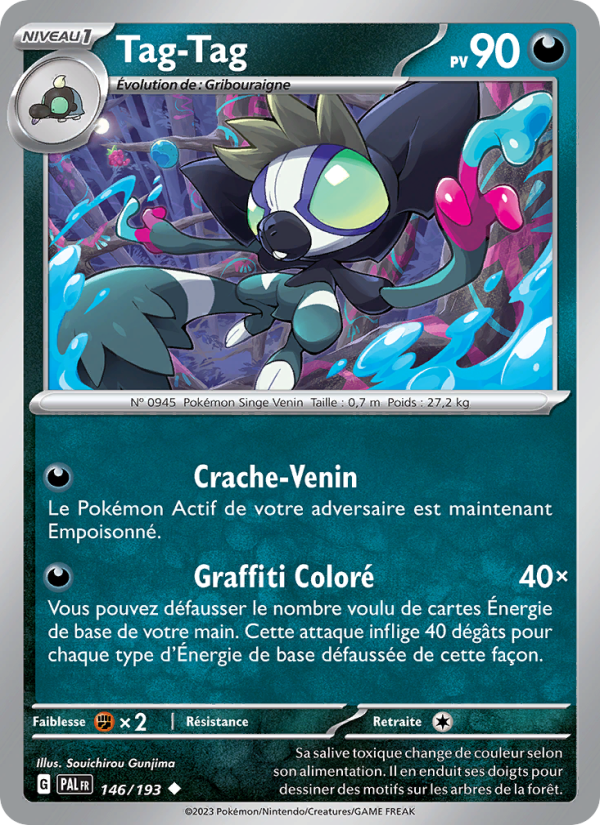 Tag-Tag 146 — Évolutions à Paldea (French Pokémon TCG card)