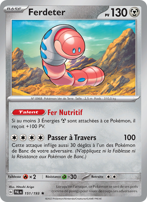 Ferdeter 151 — Évolutions à Paldea (French Pokémon TCG card)