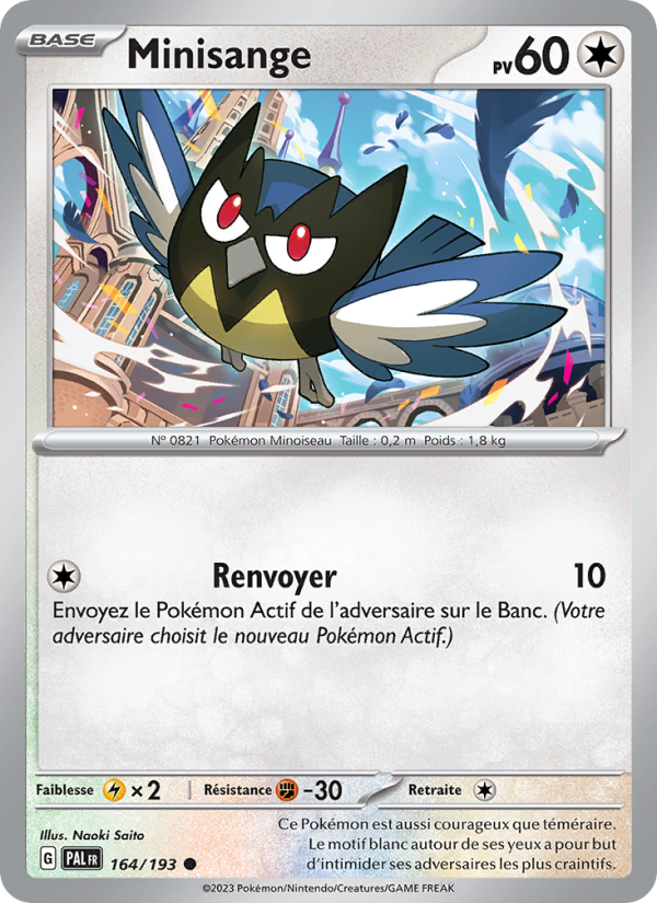 Minisange 164 — Évolutions à Paldea (French Pokémon TCG card)