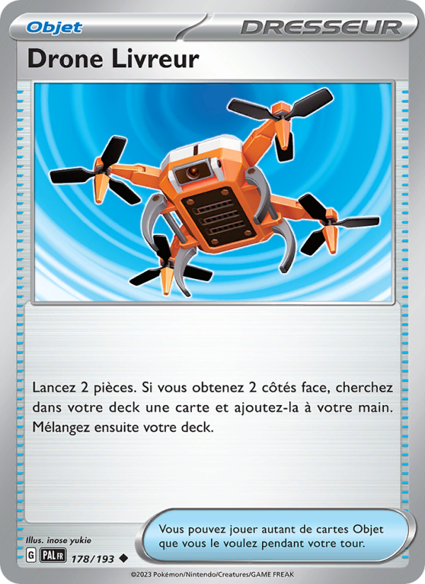 Drone Livreur 178 — Évolutions à Paldea (French Pokémon TCG card)