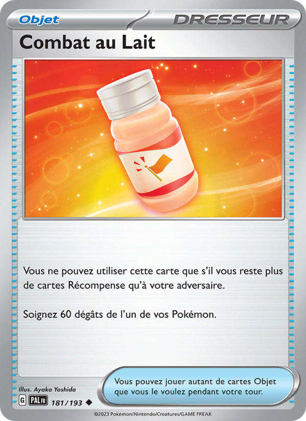 Combat au Lait 181 — Évolutions à Paldea (French Pokémon TCG card)