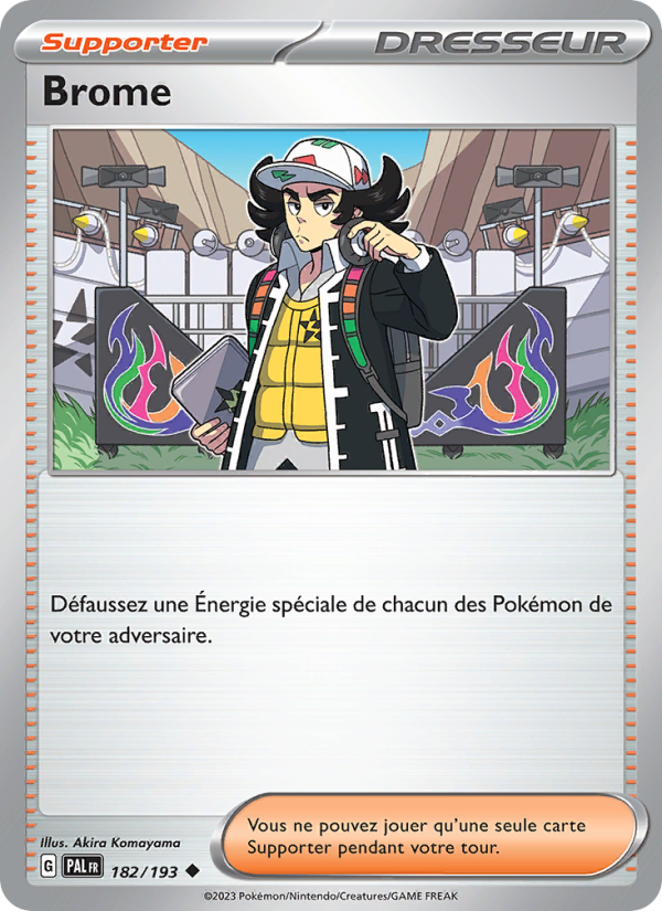Brome 182 — Évolutions à Paldea (French Pokémon TCG card)