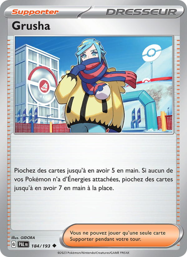 Grusha 184 — Évolutions à Paldea (French Pokémon TCG card)