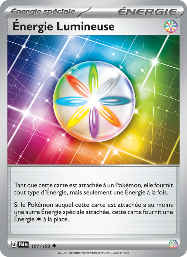 Énergie Lumineuse 191 — Évolutions à Paldea (French Pokémon TCG card)