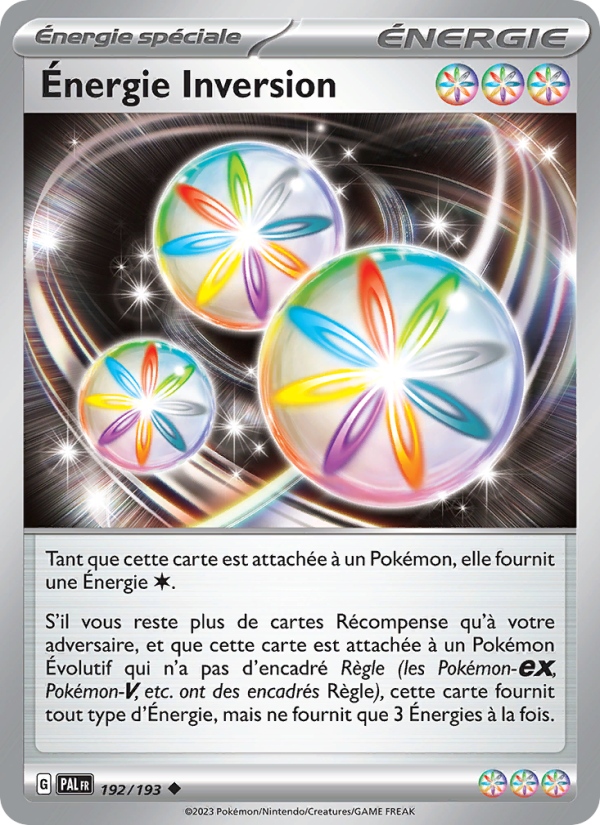 Énergie Inversion 192 — Évolutions à Paldea (French Pokémon TCG card)