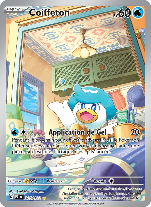 Coiffeton 206 — Évolutions à Paldea (French Pokémon TCG card)