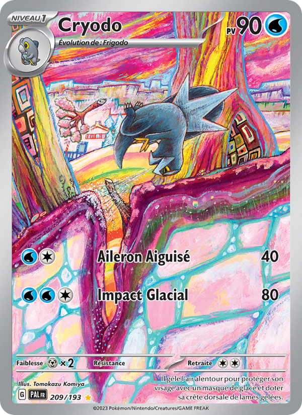 Cryodo 209 — Évolutions à Paldea (French Pokémon TCG card)