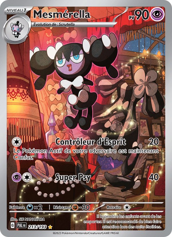 Mesmérella 213 — Évolutions à Paldea (French Pokémon TCG card)