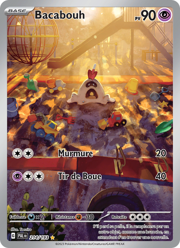 Bacabouh 214 — Évolutions à Paldea (French Pokémon TCG card)