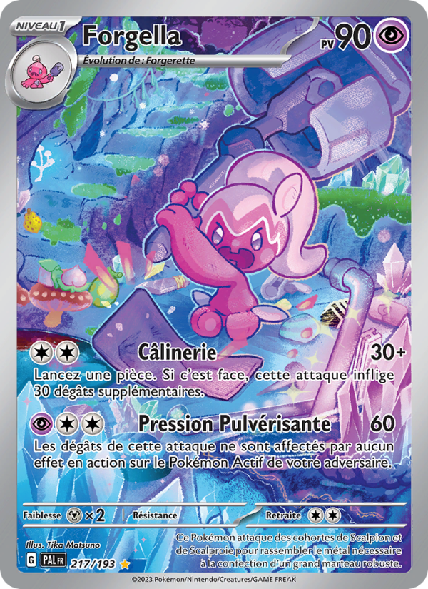 Forgella 217 — Évolutions à Paldea (French Pokémon TCG card)
