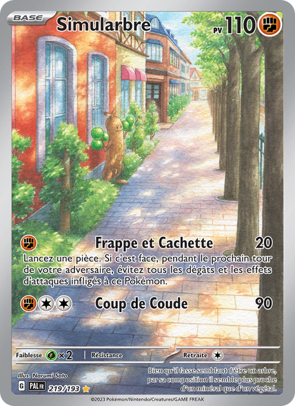 Simularbre 219 — Évolutions à Paldea (French Pokémon TCG card)