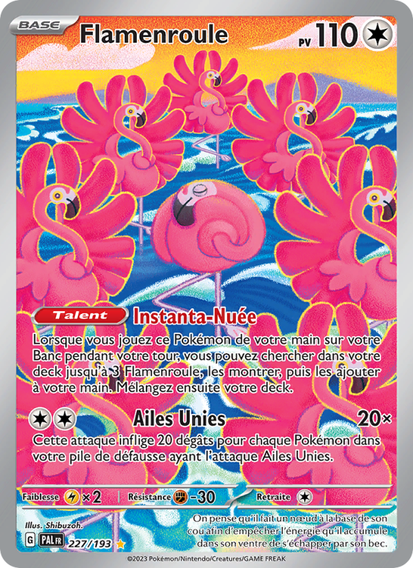 Flamenroule 227 — Évolutions à Paldea (French Pokémon TCG card)