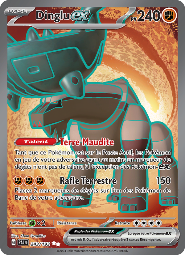 Dinglu-ex 243 — Évolutions à Paldea (French Pokémon TCG card)