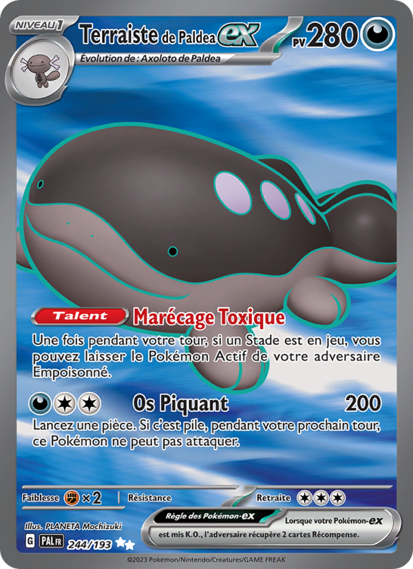 Terraiste de Paldea-ex 244 — Évolutions à Paldea (French Pokémon TCG card)