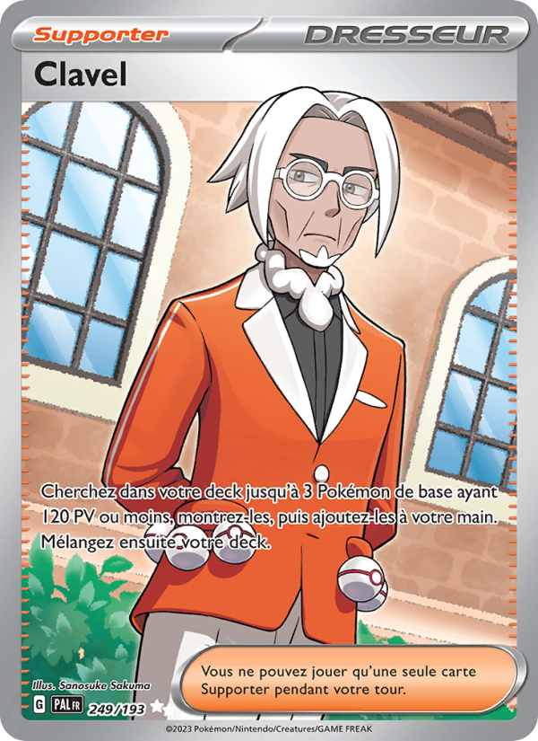Clavel 249 — Évolutions à Paldea (French Pokémon TCG card)