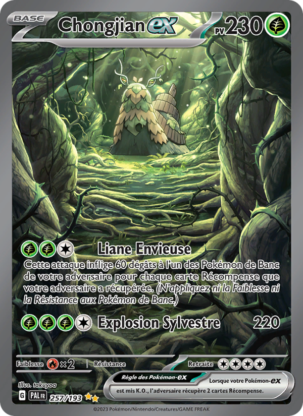 Chongjian-ex 257 — Évolutions à Paldea (French Pokémon TCG card)