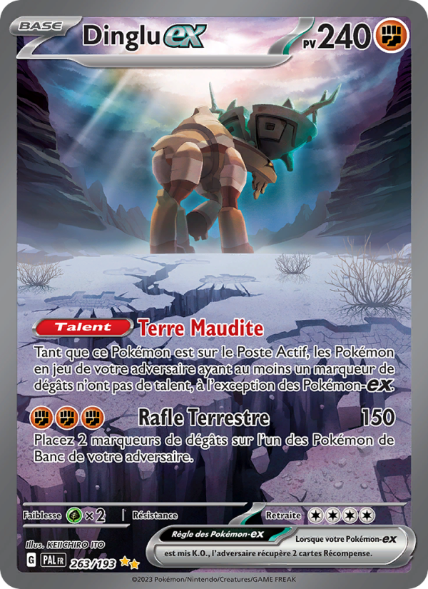 Dinglu-ex 263 — Évolutions à Paldea (French Pokémon TCG card)