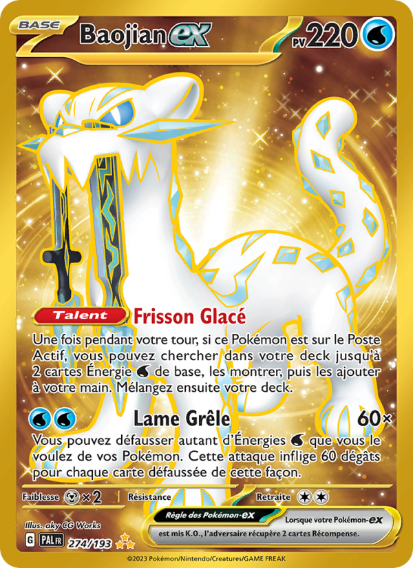 Baojian-ex 274 — Évolutions à Paldea (French Pokémon TCG card)