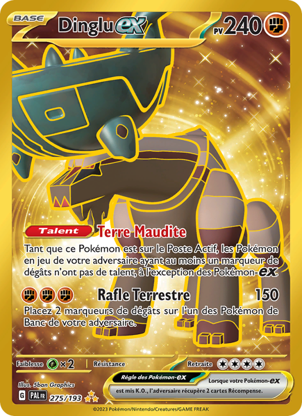 Dinglu-ex 275 — Évolutions à Paldea (French Pokémon TCG card)