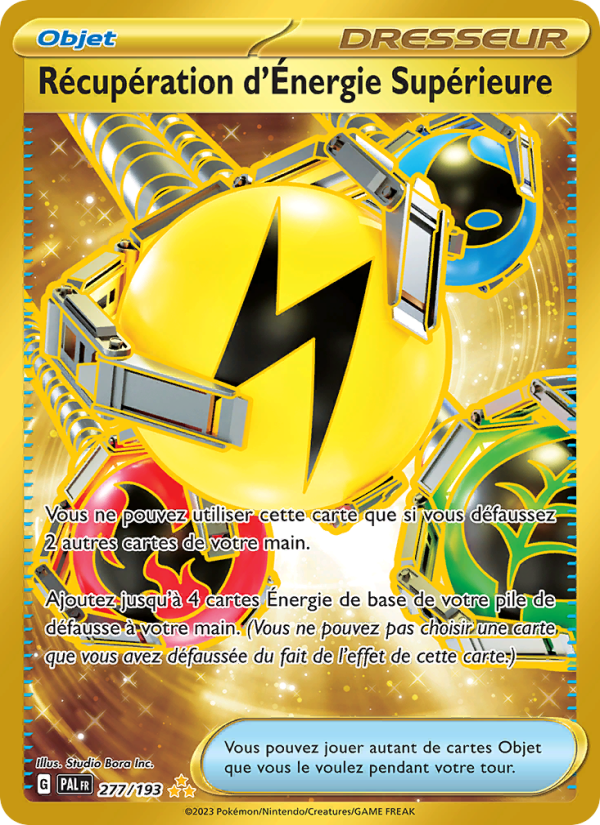 Récupération d'Énergie Supérieure 277 — Évolutions à Paldea (French Pokémon TCG card)