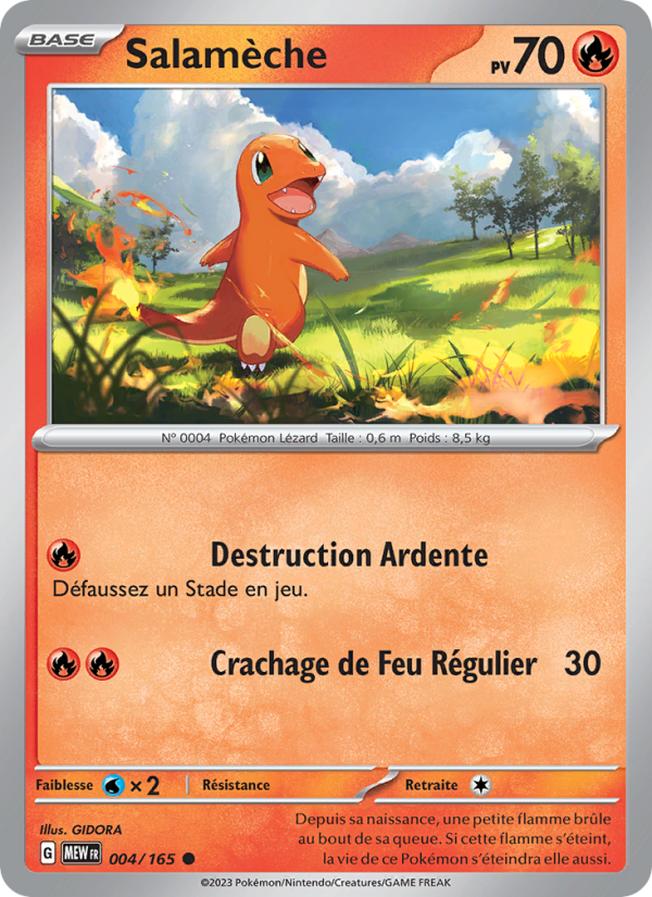 Salamèche 004 — 151 (French Pokémon TCG card)