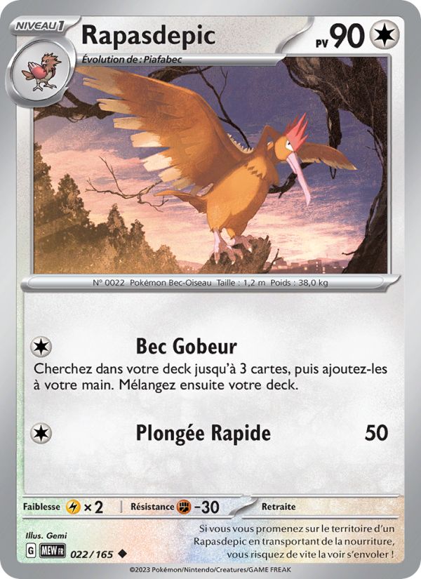 Rapasdepic 022 — 151 (French Pokémon TCG card)