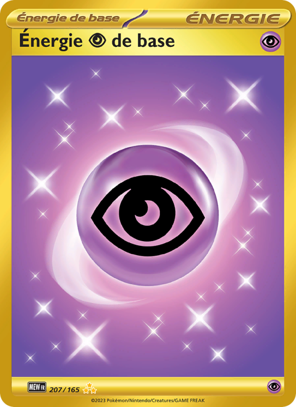 Énergie Psychic de base 207 — 151 (French Pokémon TCG card)