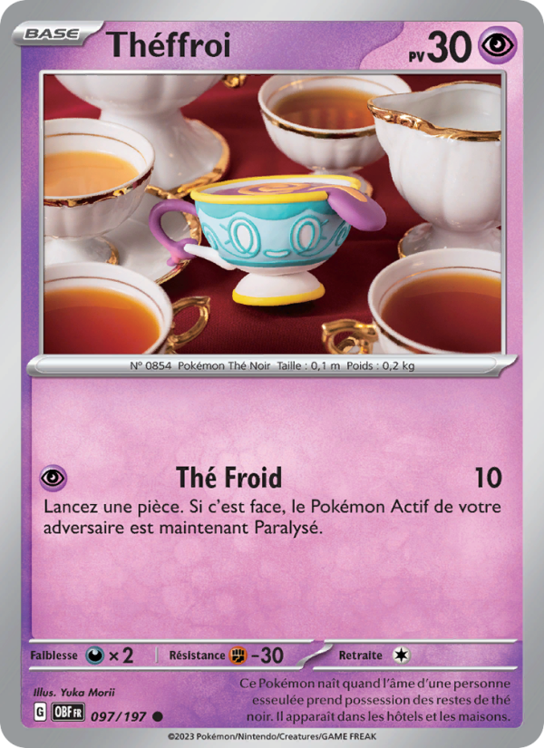 Théffroi 097 — Flammes Obsidiennes (French Pokémon TCG card)