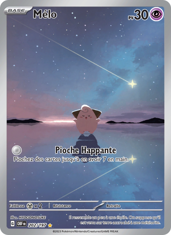 Mélo 202 — Flammes Obsidiennes (French Pokémon TCG card)