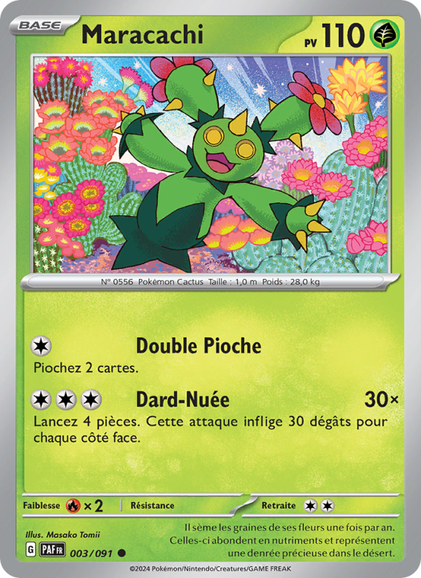 Maracachi 003 — Destinées de Paldea (French Pokémon TCG card)