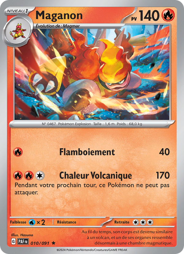 Maganon 010 — Destinées de Paldea (French Pokémon TCG card)