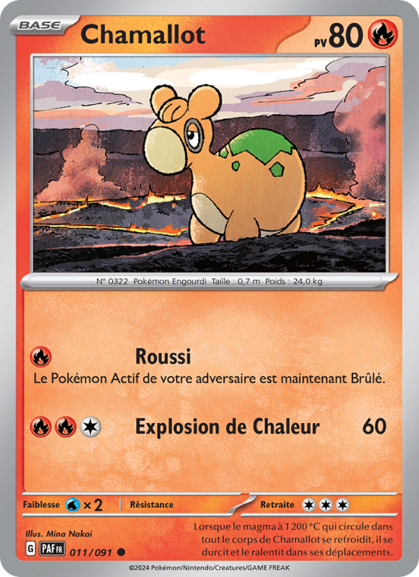 Chamallot 011 — Destinées de Paldea (French Pokémon TCG card)