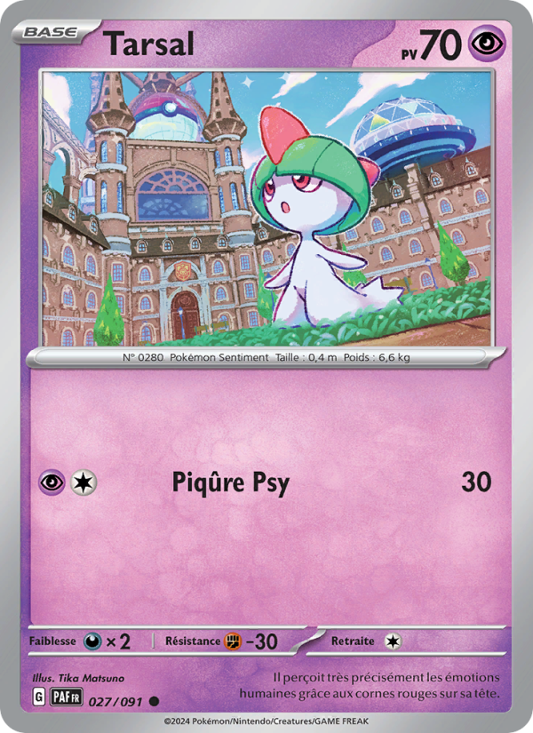 Tarsal 027 — Destinées de Paldea (French Pokémon TCG card)