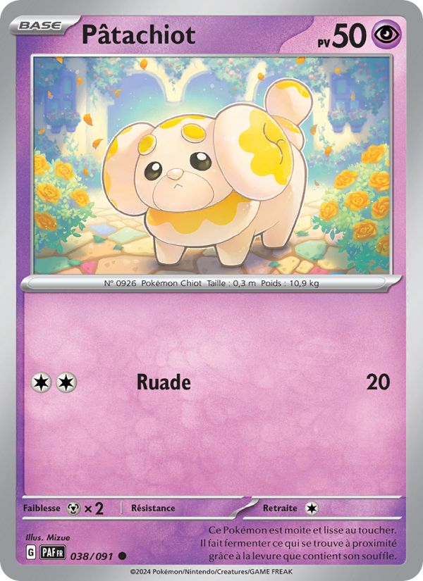 Pâtachiot 038 — Destinées de Paldea (French Pokémon TCG card)