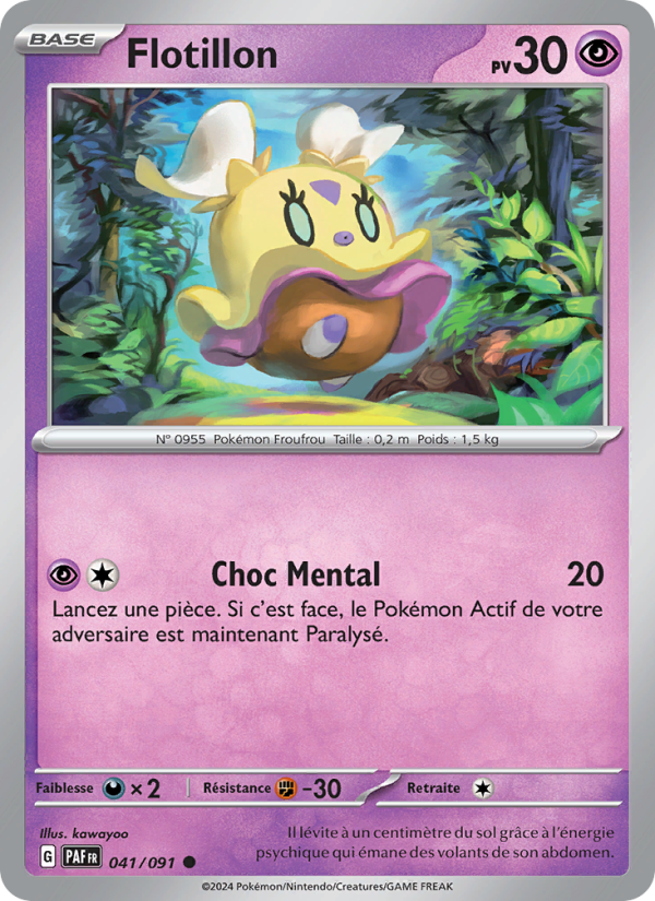Flotillon 041 — Destinées de Paldea (French Pokémon TCG card)