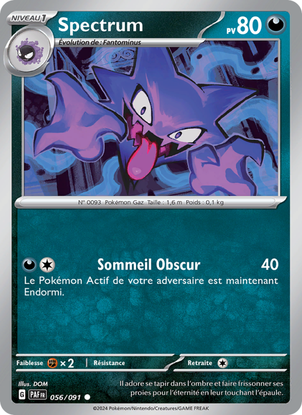 Spectrum 056 — Destinées de Paldea (French Pokémon TCG card)