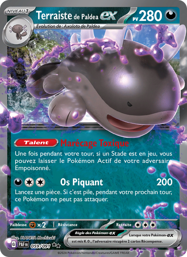 Terraiste de Paldea-ex 059 — Destinées de Paldea (French Pokémon TCG card)