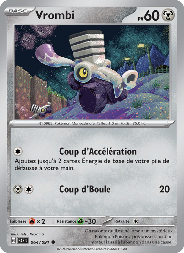 Vrombi 064 — Destinées de Paldea (French Pokémon TCG card)