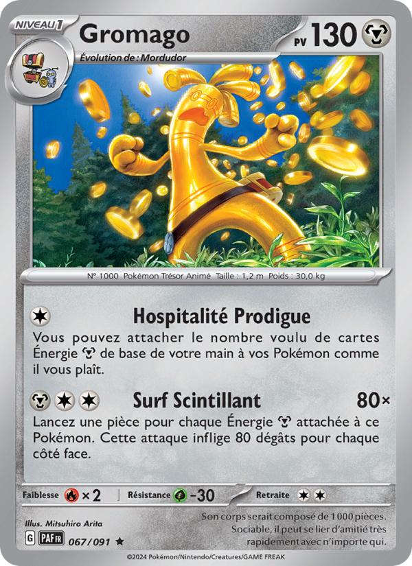 Gromago 067 — Destinées de Paldea (French Pokémon TCG card)