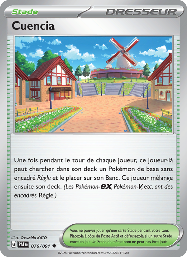 Cuencia 076 — Destinées de Paldea (French Pokémon TCG card)