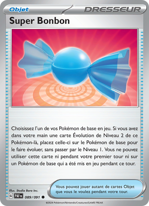 Super Bonbon 089 — Destinées de Paldea (French Pokémon TCG card)