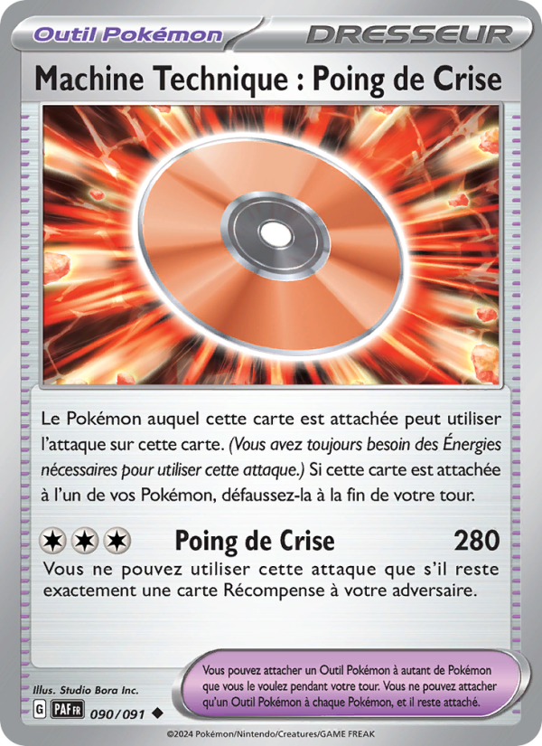 Capsule Technique : Poing de Crise 090 — Destinées de Paldea (French Pokémon TCG card)