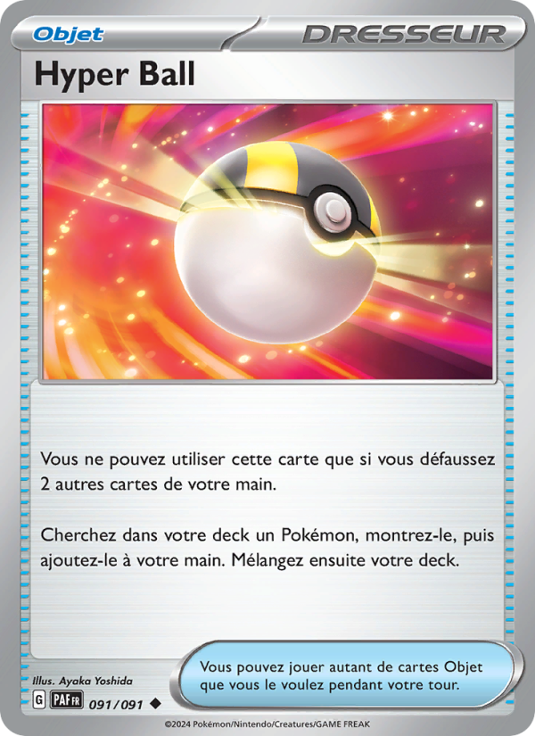 Hyper Ball 091 — Destinées de Paldea (French Pokémon TCG card)