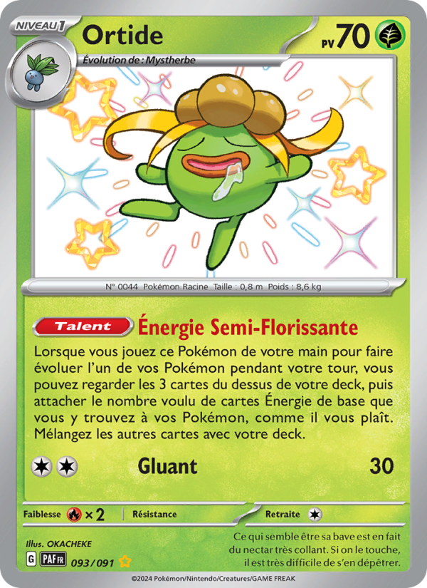 Ortide 093 — Destinées de Paldea (French Pokémon TCG card)