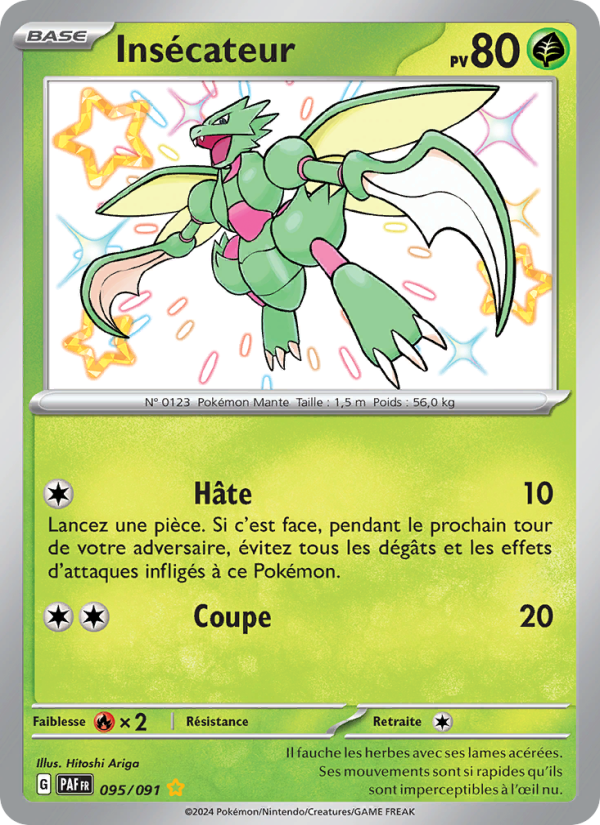 Insécateur 095 — Destinées de Paldea (French Pokémon TCG card)