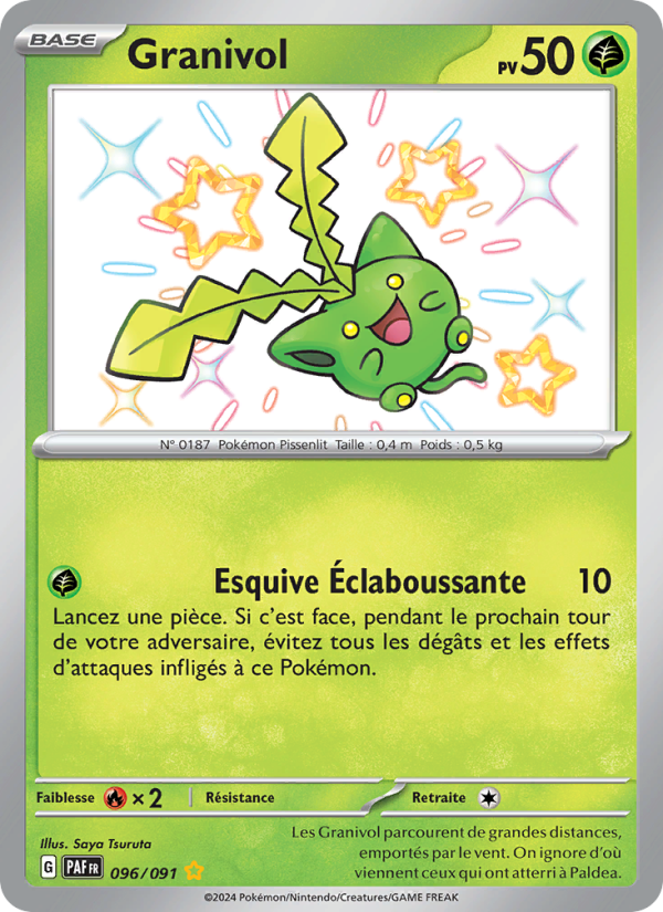 Granivol 096 — Destinées de Paldea (French Pokémon TCG card)