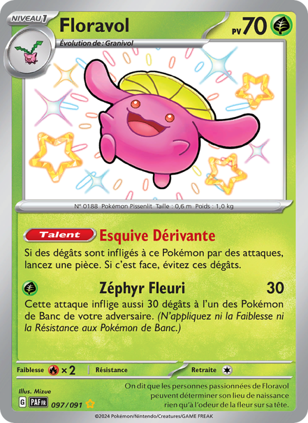Floravol 097 — Destinées de Paldea (French Pokémon TCG card)