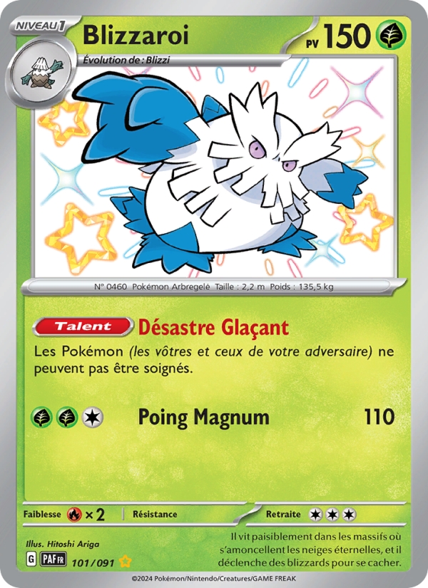 Blizzaroi 101 — Destinées de Paldea (French Pokémon TCG card)