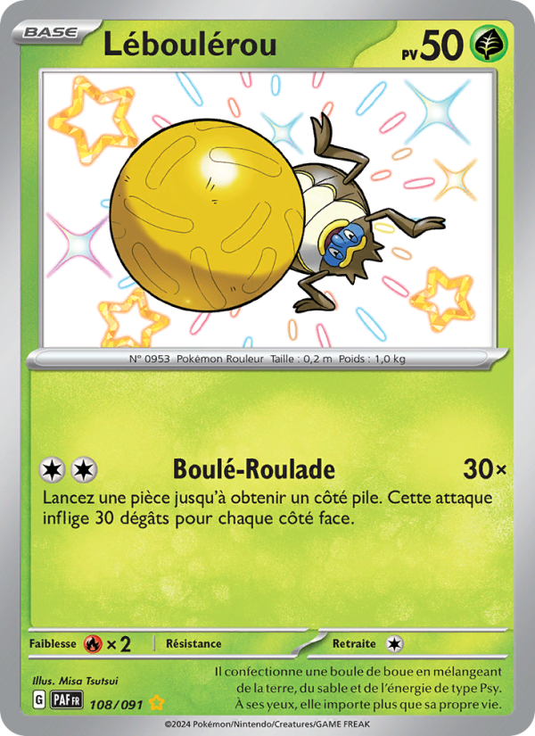 Léboulérou 108 — Destinées de Paldea (French Pokémon TCG card)